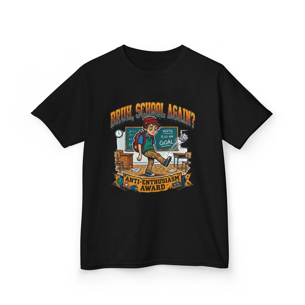 Kids Back to School 'Anti-Enthusiastic' T-Shirt — Sarcastic School Tee
