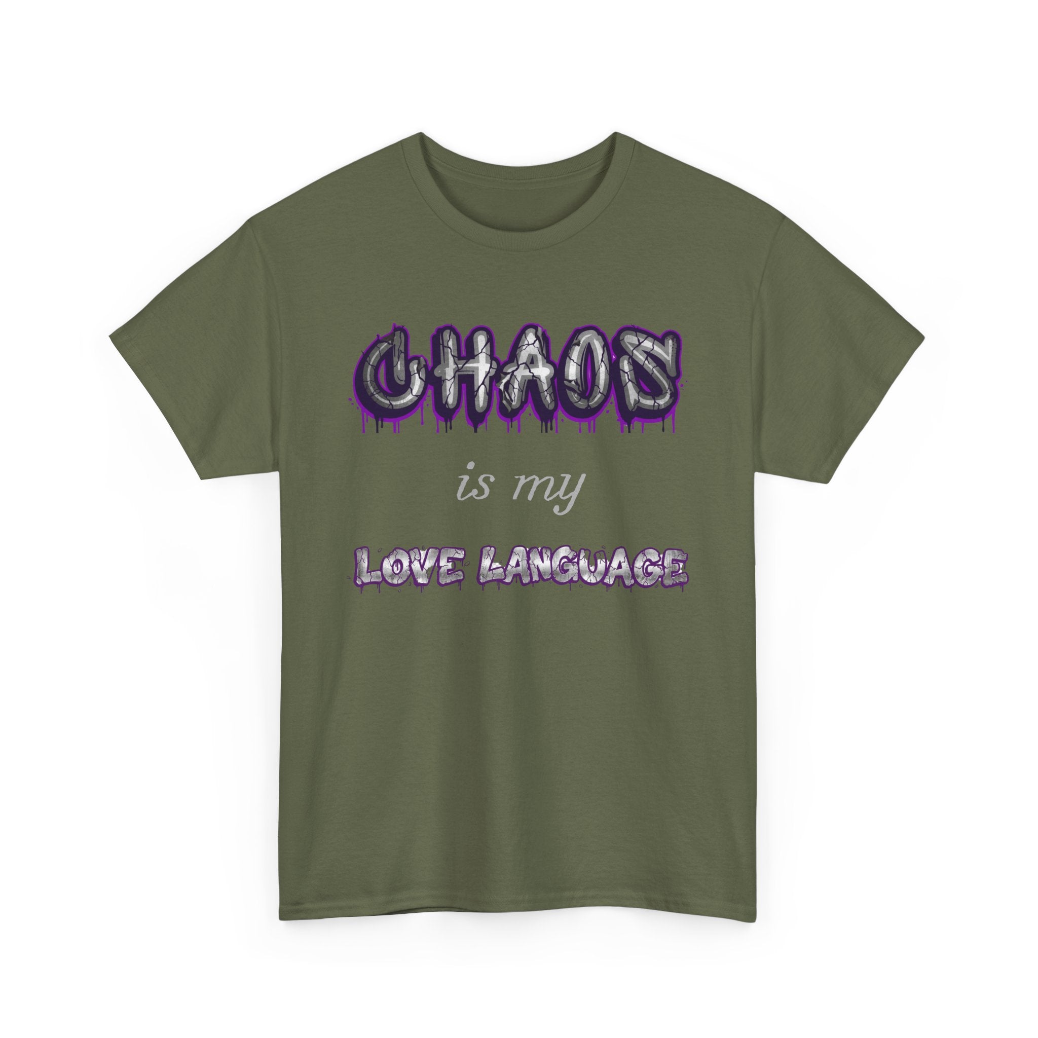 Chaos Is My Love Language — Graffiti Graphic Tee | 100% Cotton