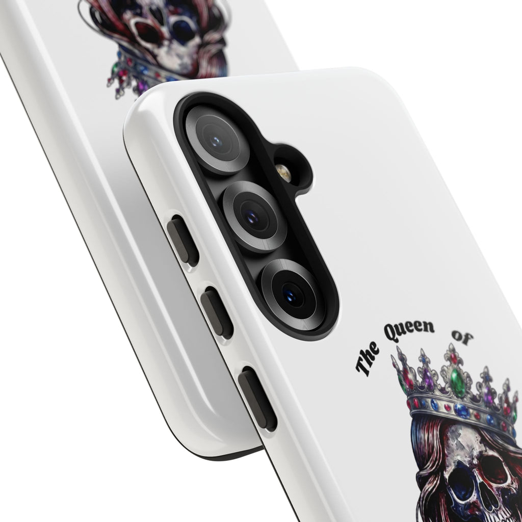 Skull Crown Phone Case — "The Queen of Effing Everything" Protective iPhone Cover