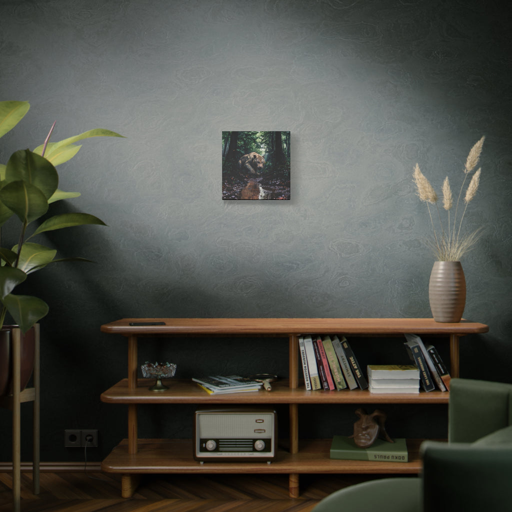 Jungle Tiger Matte Canvas Art – Stretched 1.25" Wall Decor