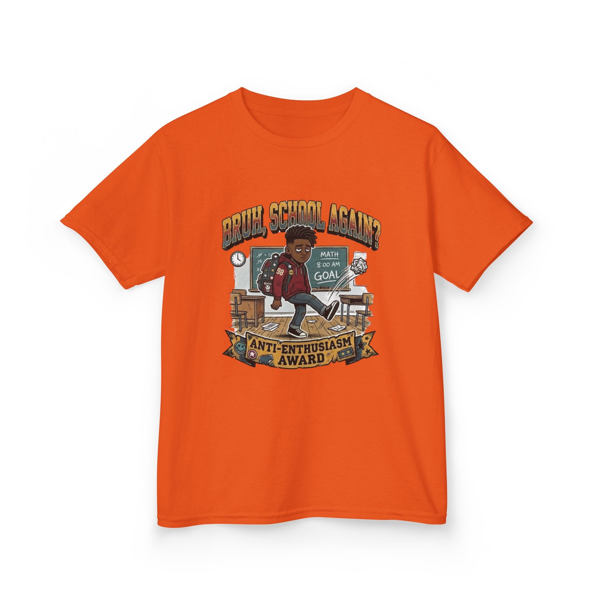 Kids Back to School 'Anti-Enthusiastic' T-Shirt — Sarcastic School Tee