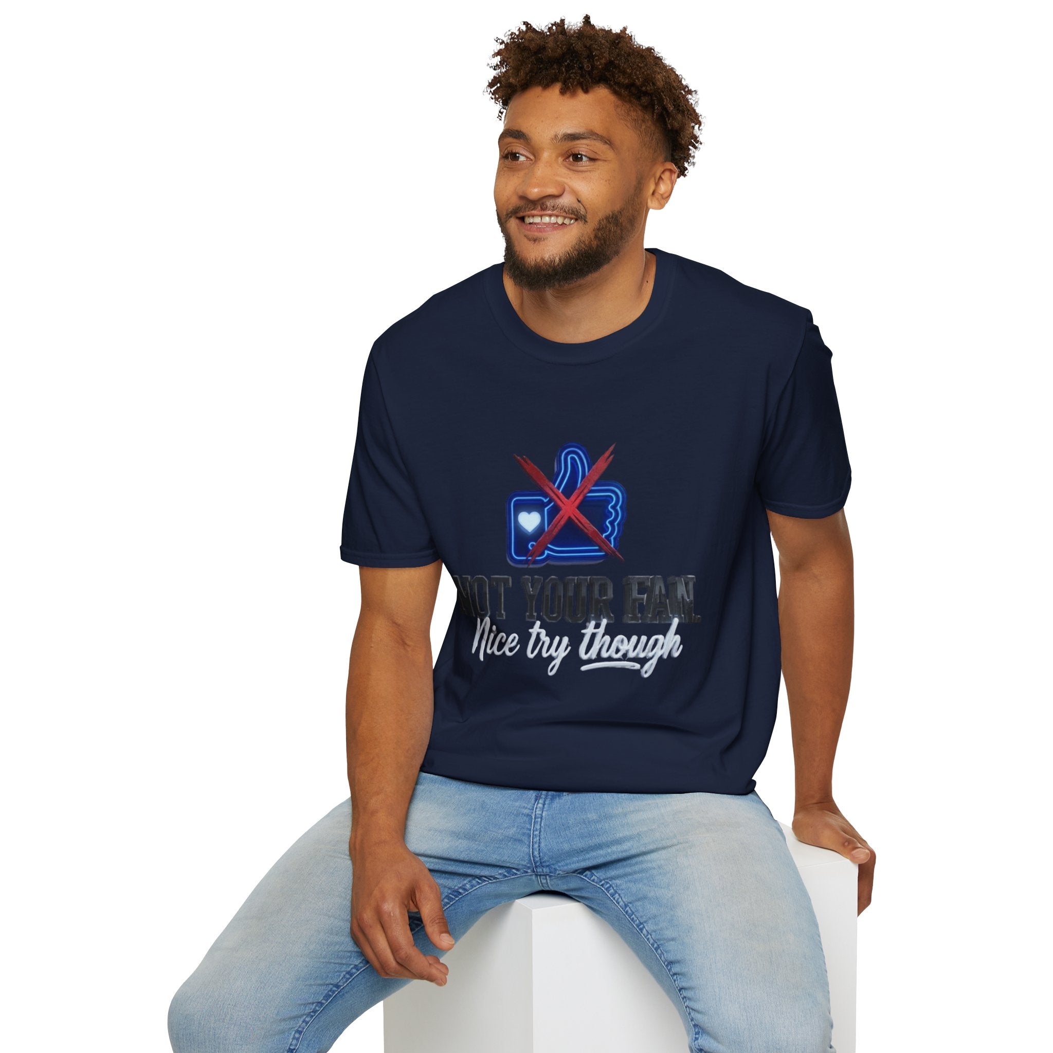Not Your Fan T-Shirt | Anti-Social Thumbs Down Graphic Tee