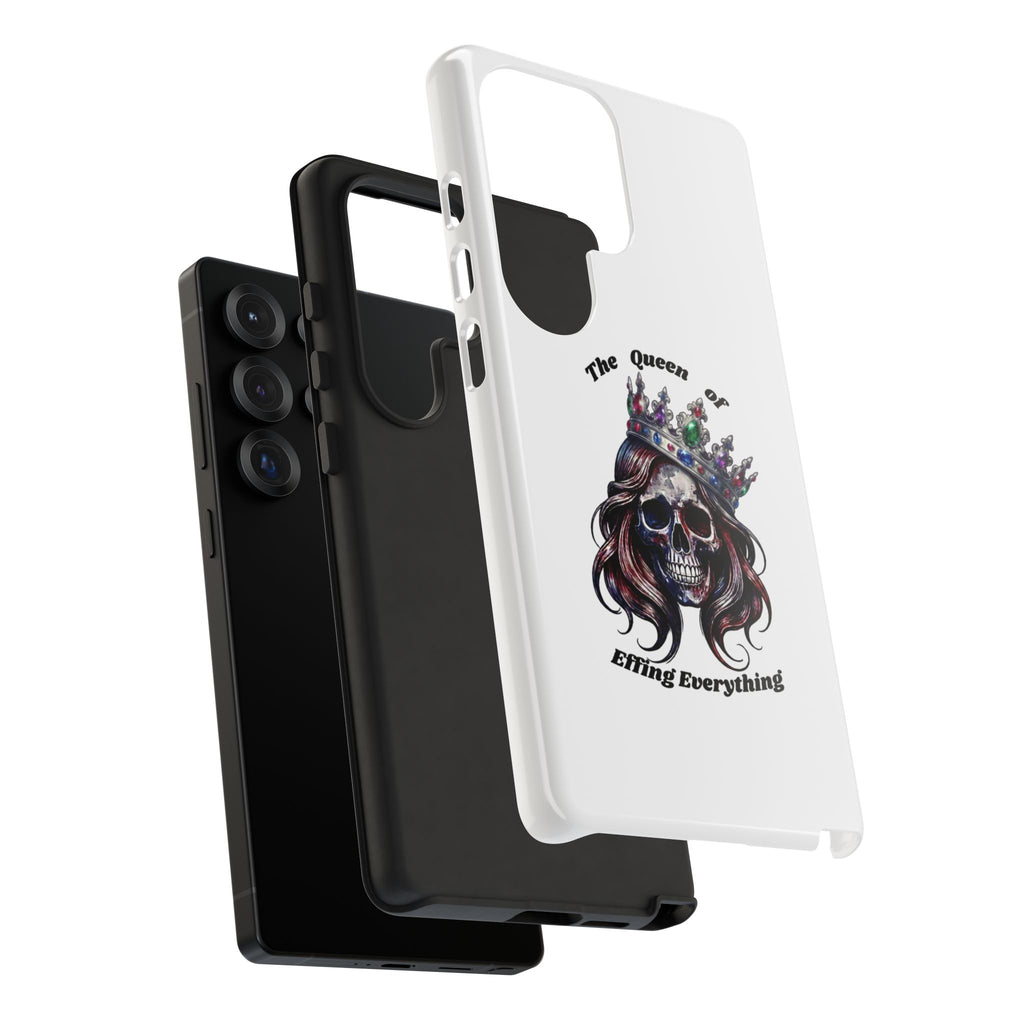 Skull Crown Phone Case — "The Queen of Effing Everything" Protective iPhone Cover