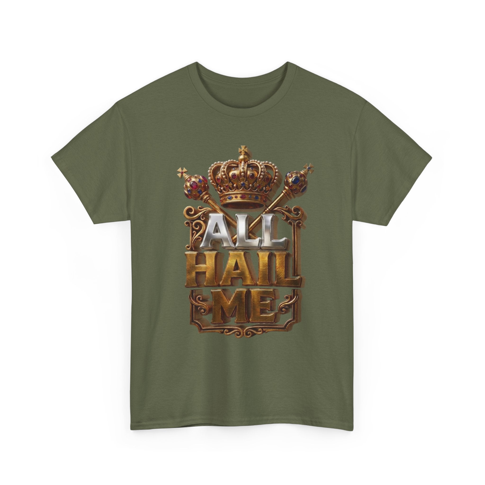 All Hail Me — Crown Graphic Tee | 100% Cotton
