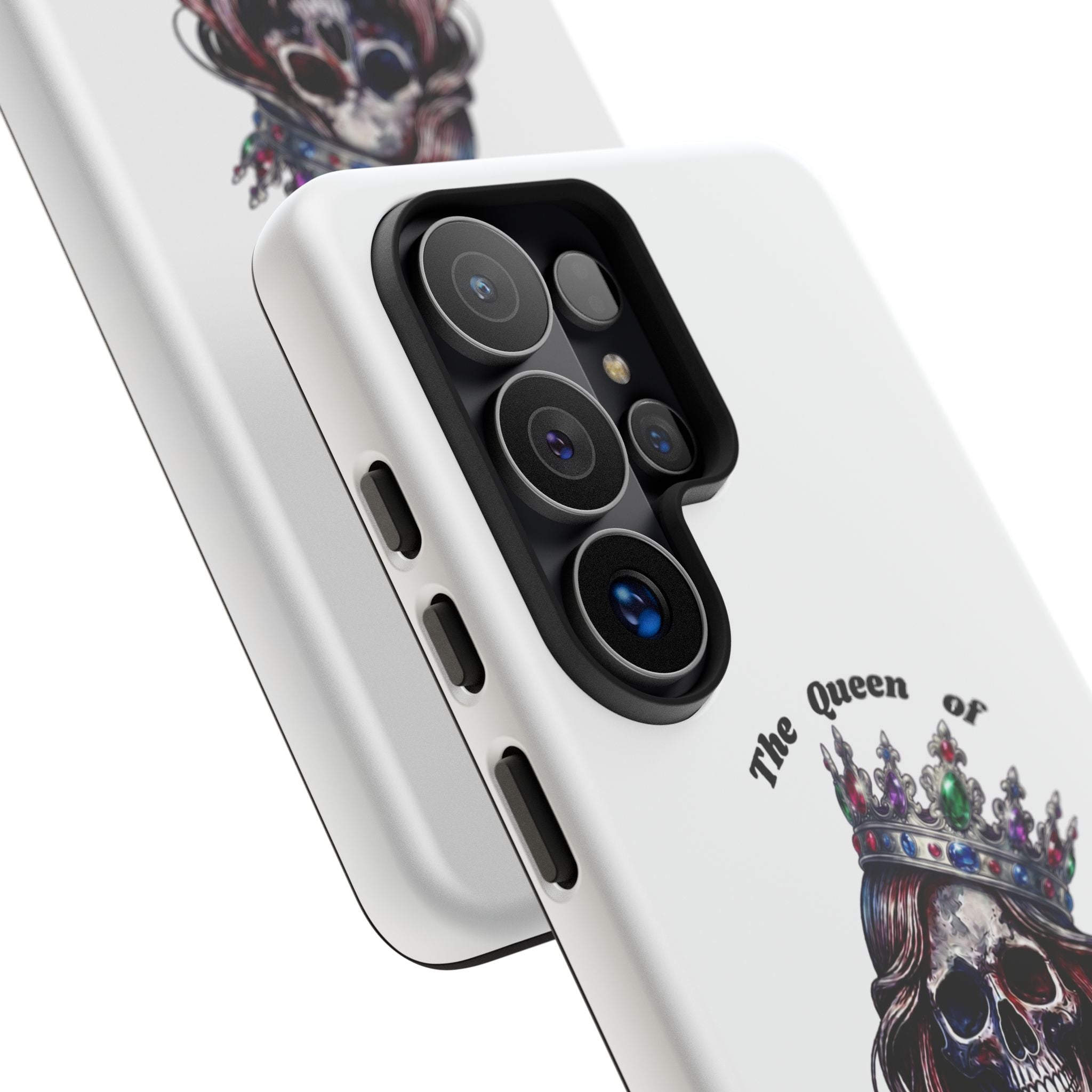 Skull Crown Phone Case — "The Queen of Effing Everything" Protective iPhone Cover