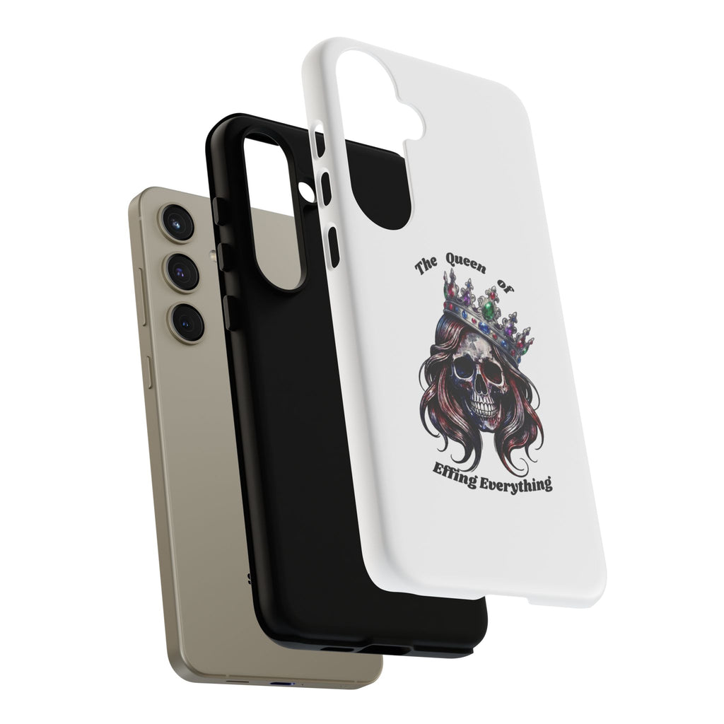 Skull Crown Phone Case — "The Queen of Effing Everything" Protective iPhone Cover