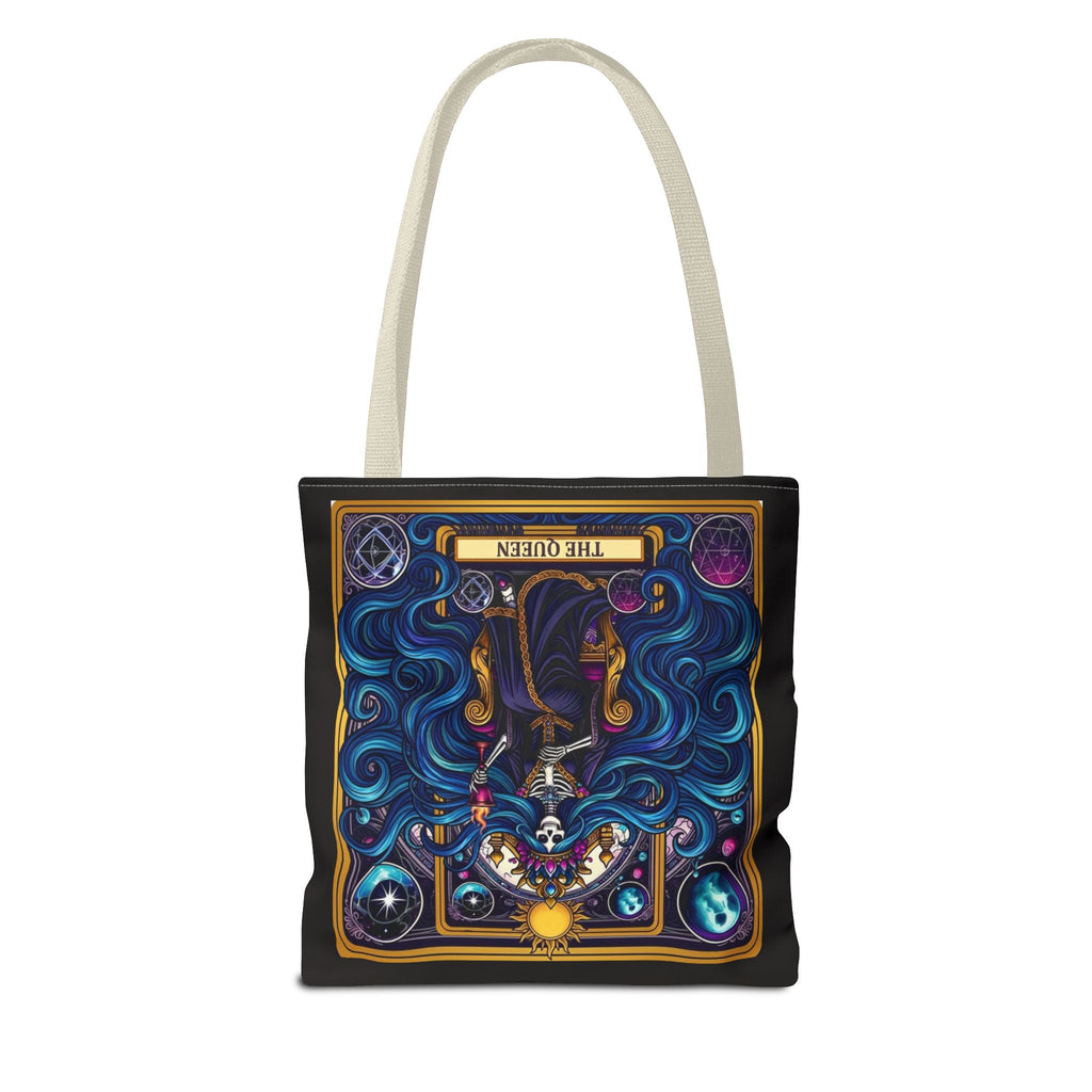Tarot "The Queen" Tote Bag — Mystic Oracle Tarot Card Design
