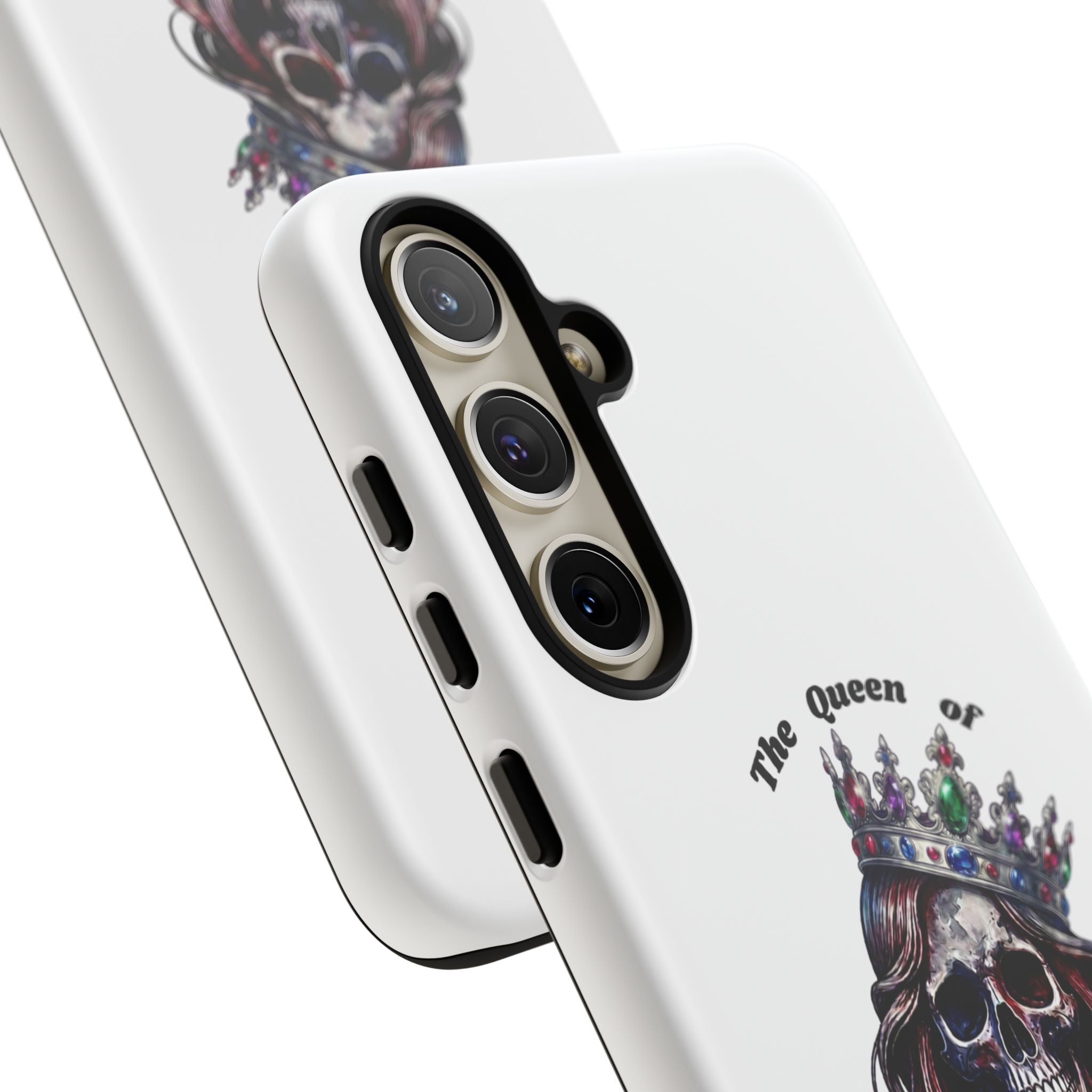 Skull Crown Phone Case — "The Queen of Effing Everything" Protective iPhone Cover