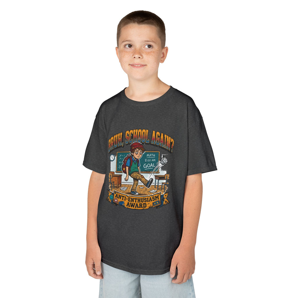 Kids Back to School 'Anti-Enthusiastic' T-Shirt — Sarcastic School Tee