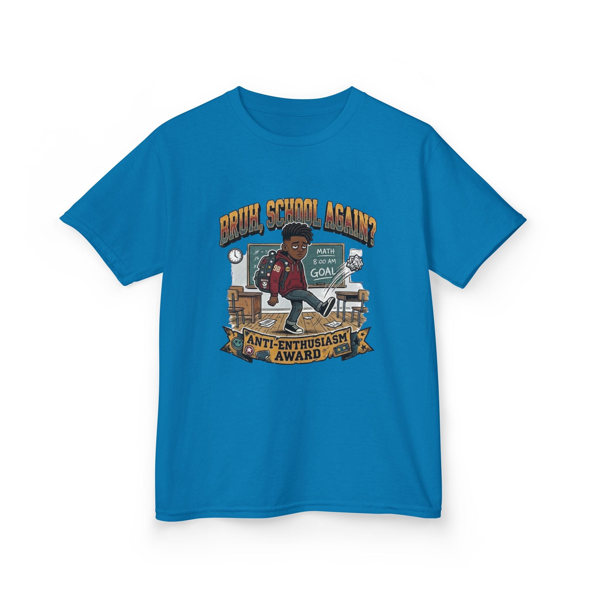 Kids Back to School 'Anti-Enthusiastic' T-Shirt — Sarcastic School Tee