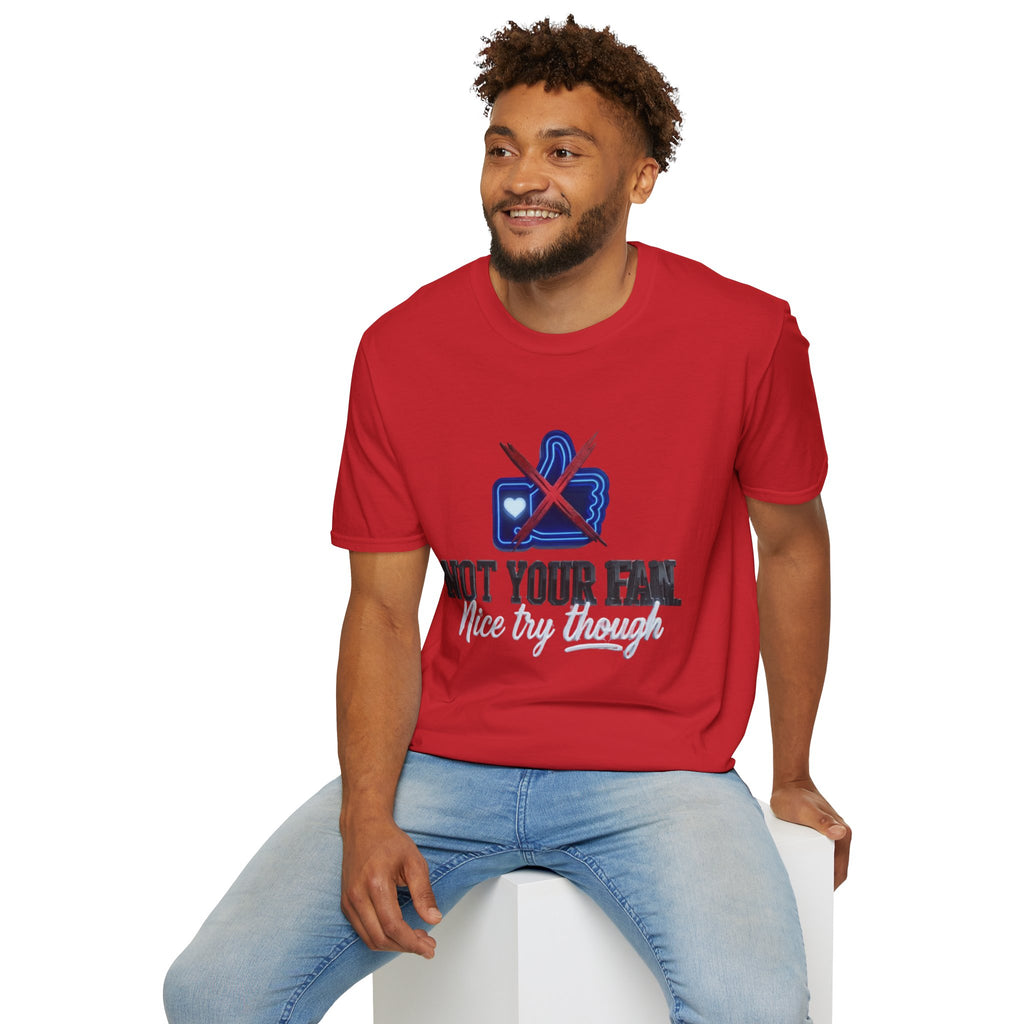 Not Your Fan T-Shirt | Anti-Social Thumbs Down Graphic Tee