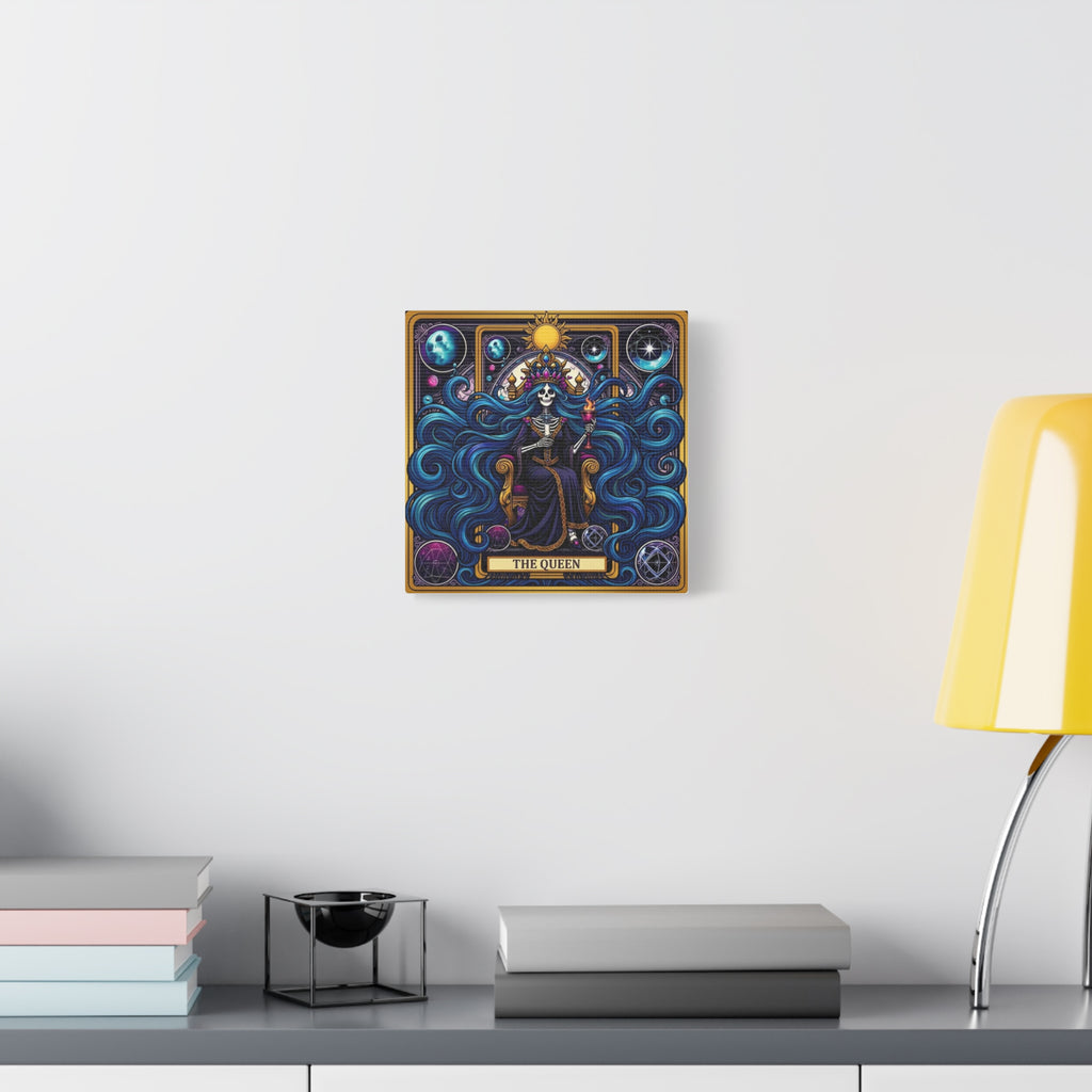 Tarot Queen Matte Canvas Print