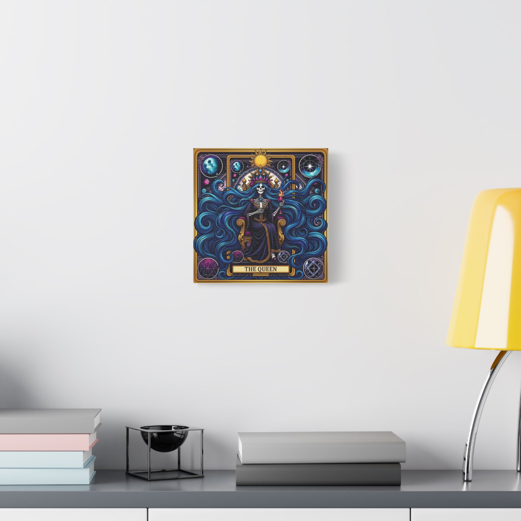Tarot Queen Matte Canvas Print