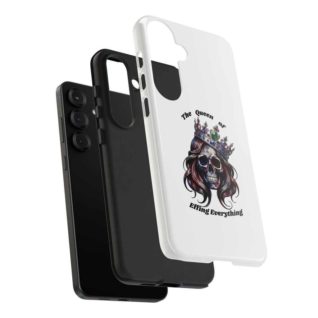 Skull Crown Phone Case — "The Queen of Effing Everything" Protective iPhone Cover