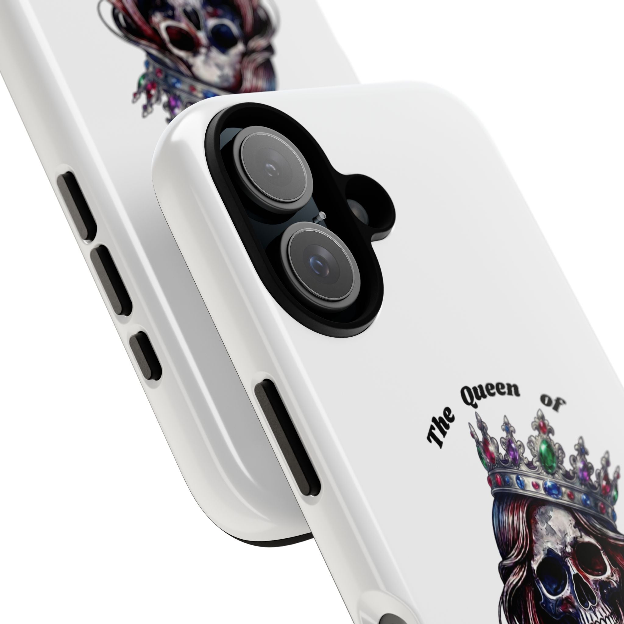Skull Crown Phone Case — "The Queen of Effing Everything" Protective iPhone Cover