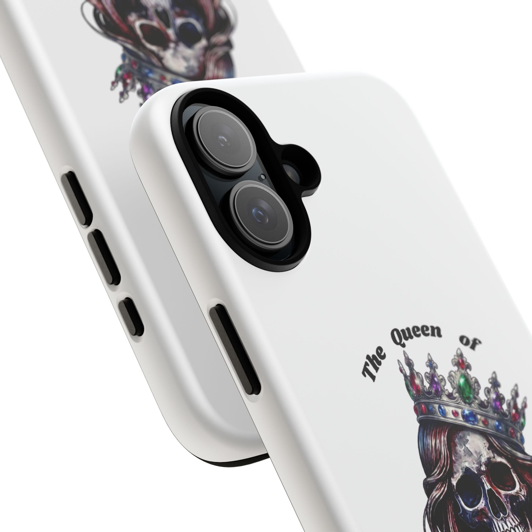 Skull Crown Phone Case — "The Queen of Effing Everything" Protective iPhone Cover