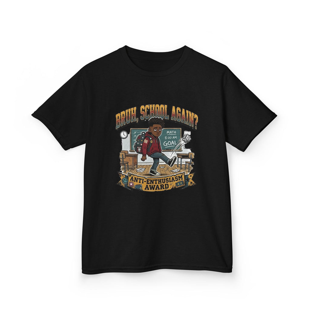 Kids Back to School 'Anti-Enthusiastic' T-Shirt — Sarcastic School Tee
