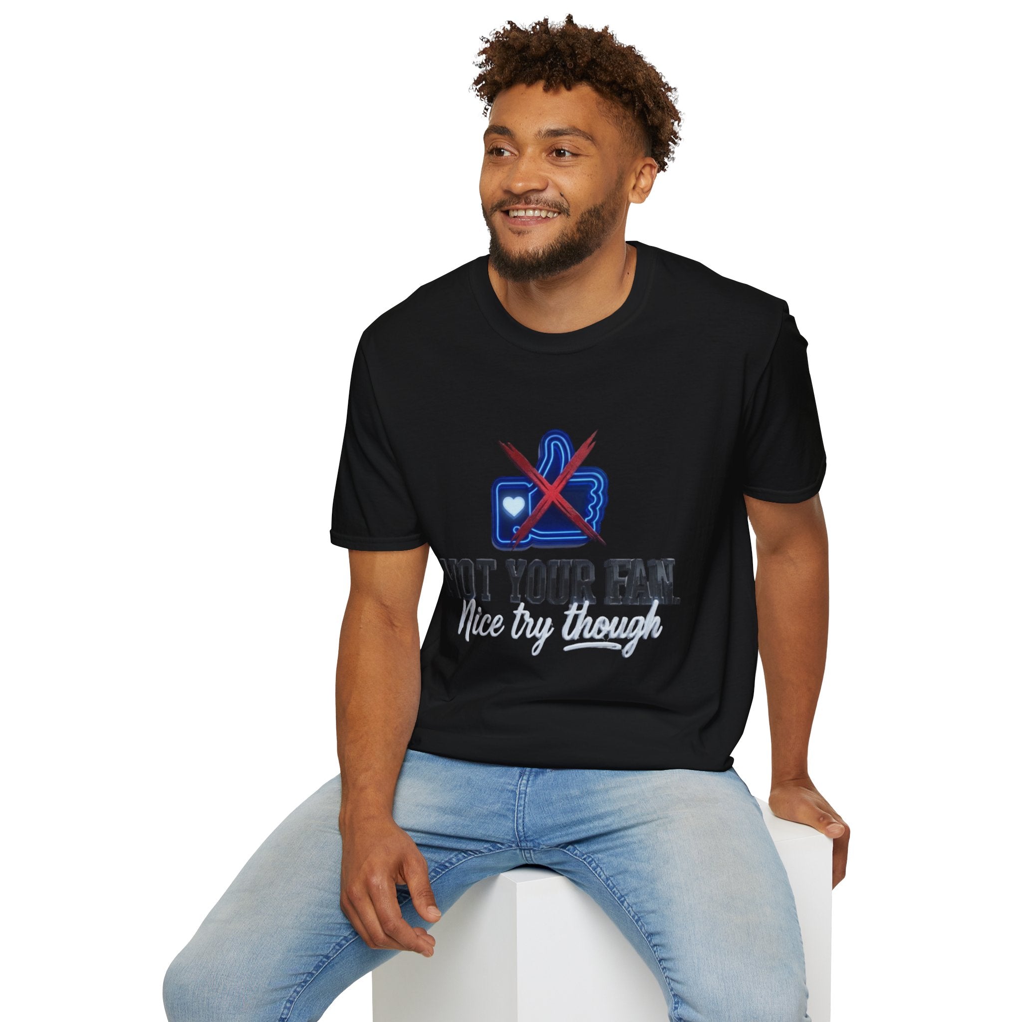Not Your Fan T-Shirt | Anti-Social Thumbs Down Graphic Tee