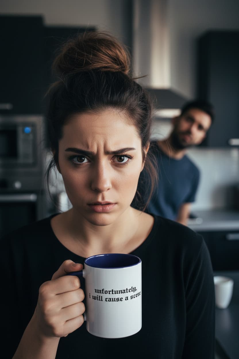 Unfortunately, I Will Cause a Scene — Accent Coffee Mug (11/15oz)