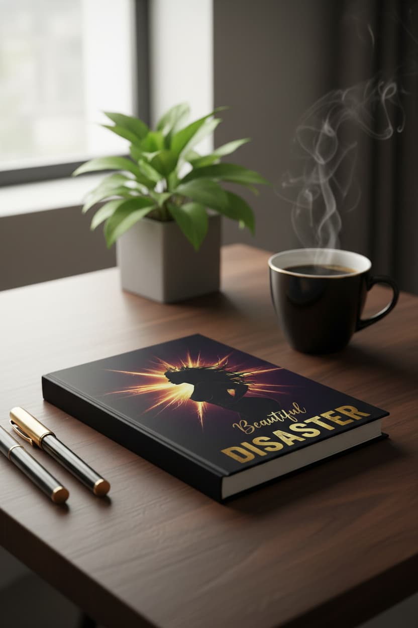 Beautiful Disaster Journal — Bold Hardcover Journal for Women