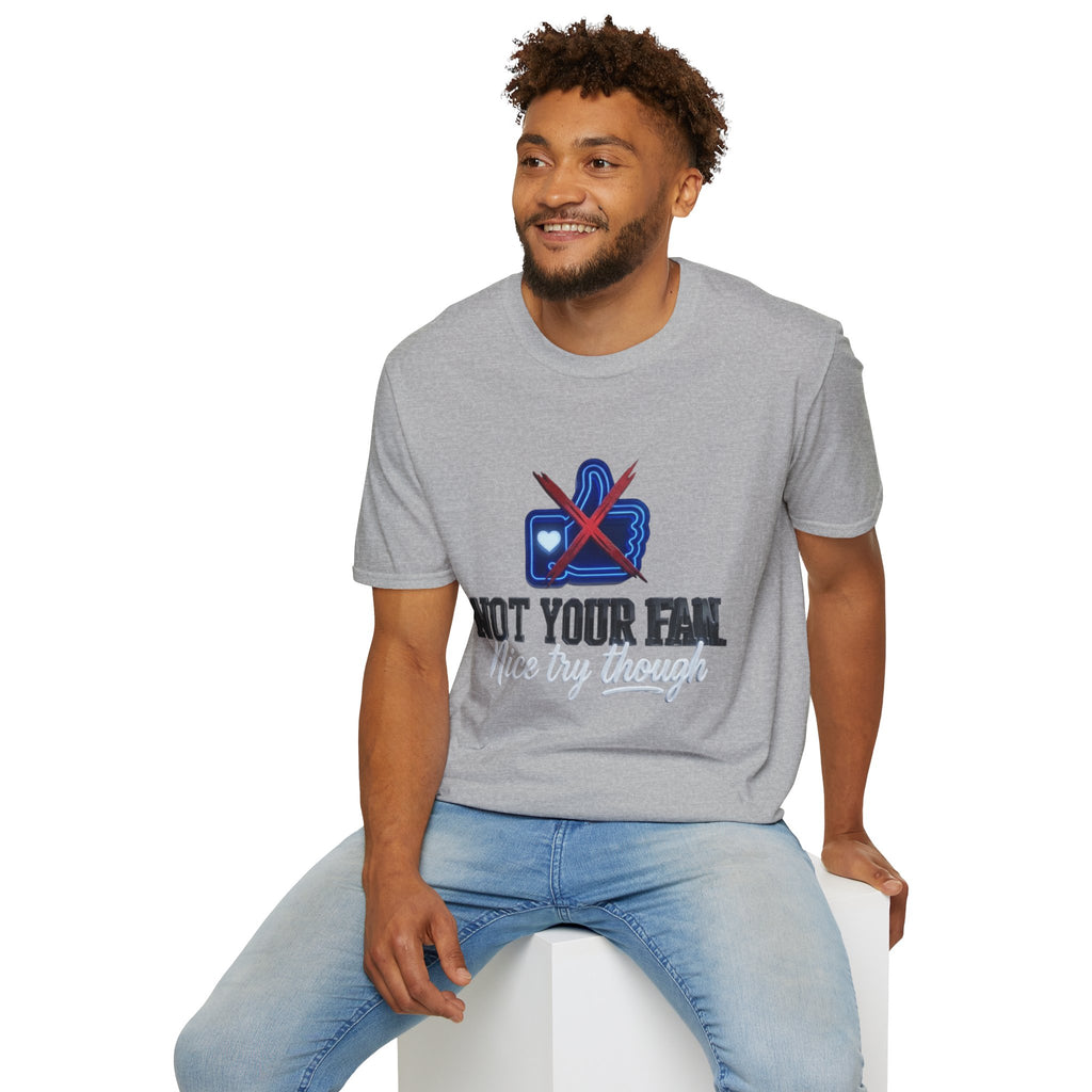 Not Your Fan T-Shirt | Anti-Social Thumbs Down Graphic Tee