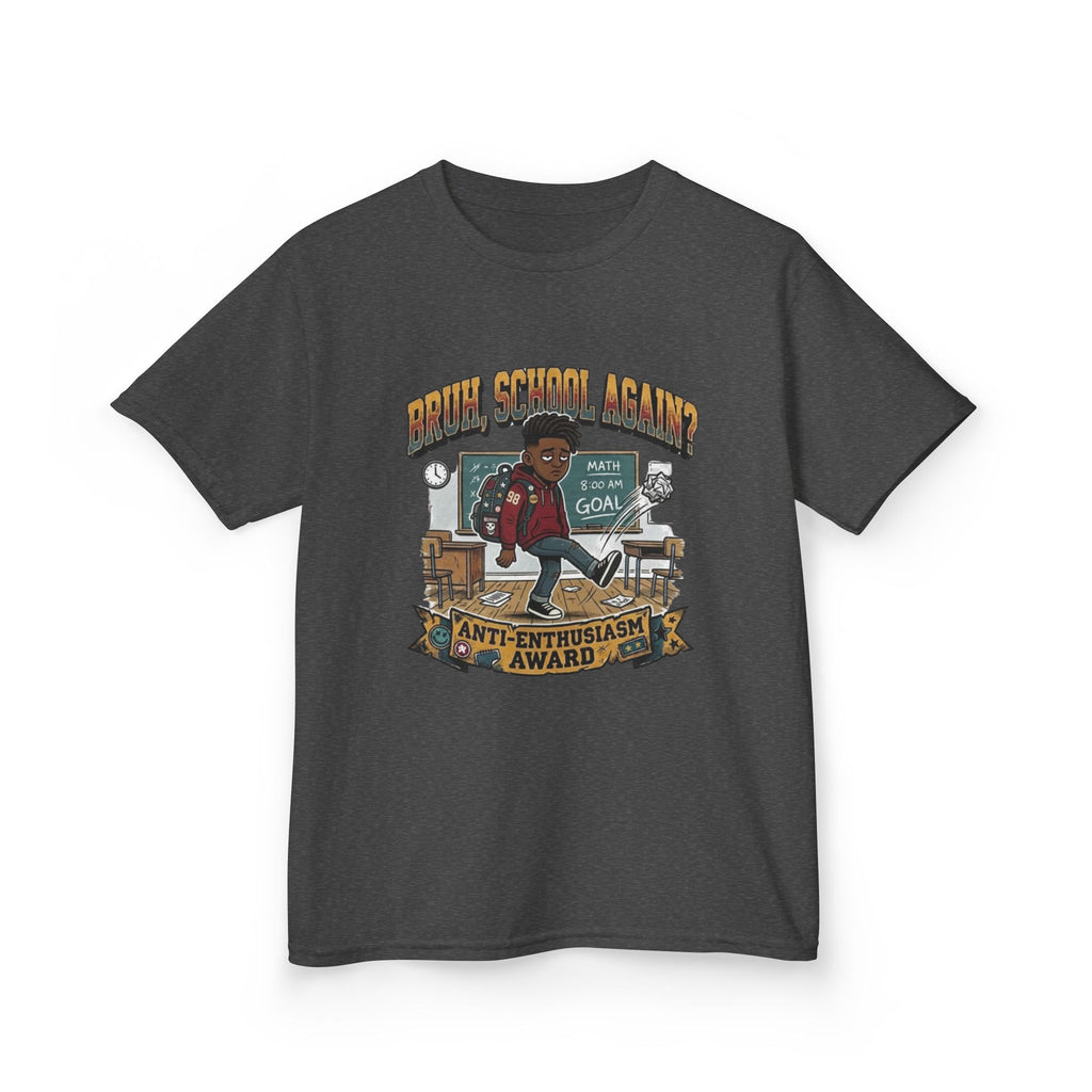 Kids Back to School 'Anti-Enthusiastic' T-Shirt — Sarcastic School Tee