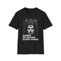 Queen of Effing Everything T-Shirt | Dark Gothic Crown Portrait