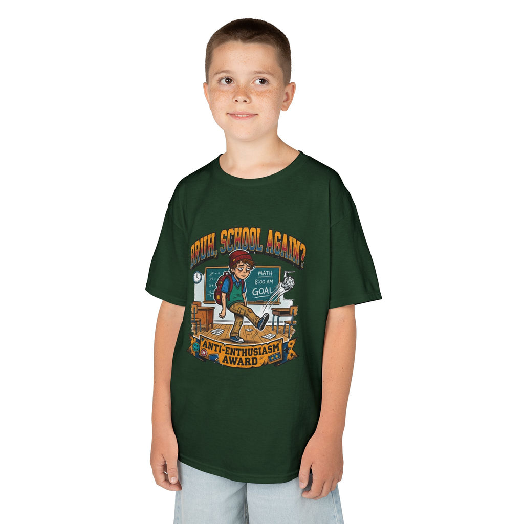 Kids Back to School 'Anti-Enthusiastic' T-Shirt — Sarcastic School Tee