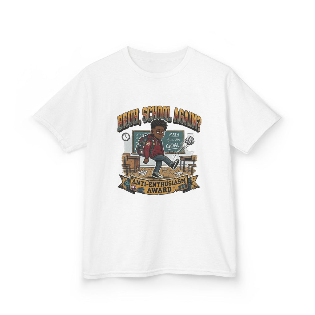 Kids Back to School 'Anti-Enthusiastic' T-Shirt — Sarcastic School Tee