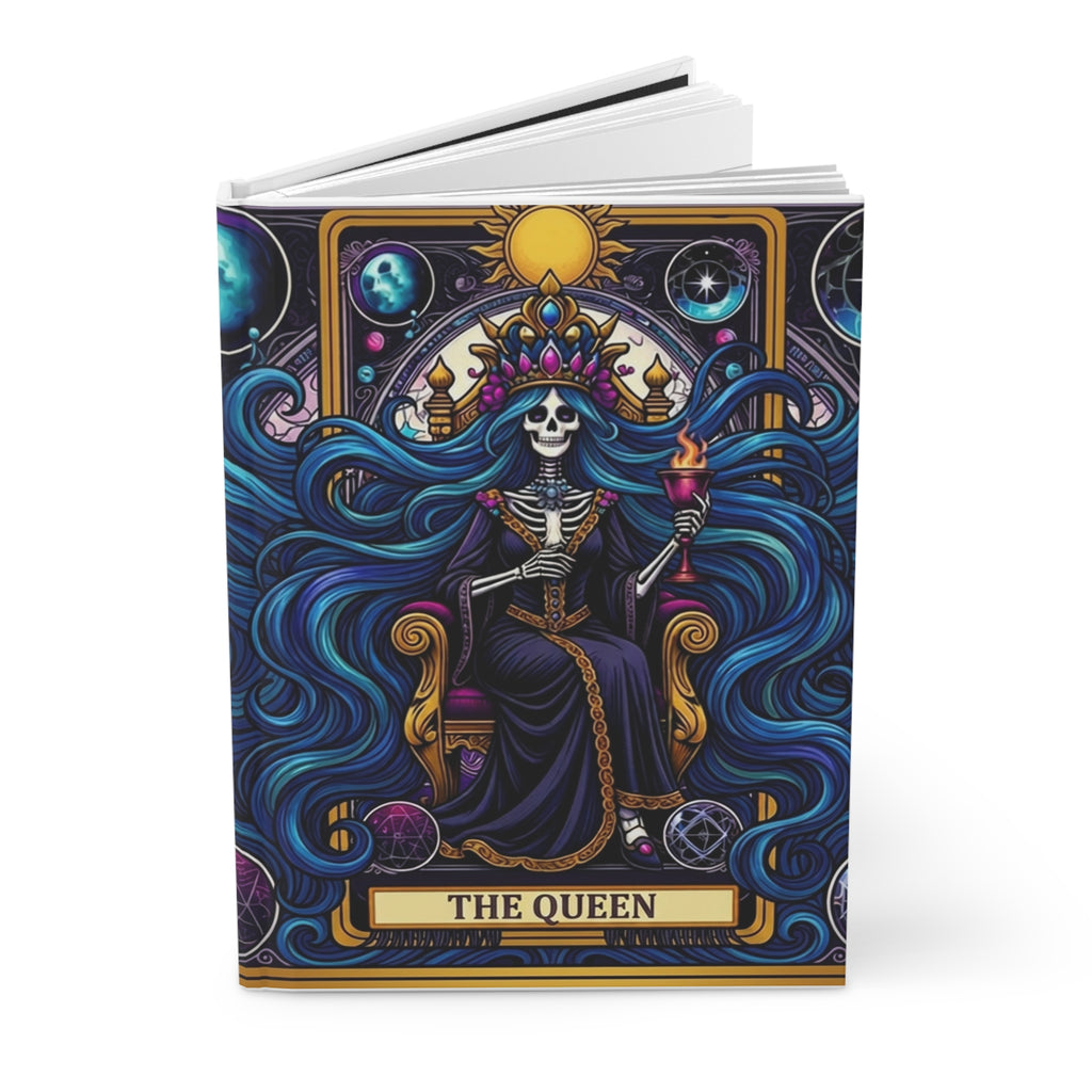 Tarot Queen Journal — Skeleton Queen Hardcover Notebook