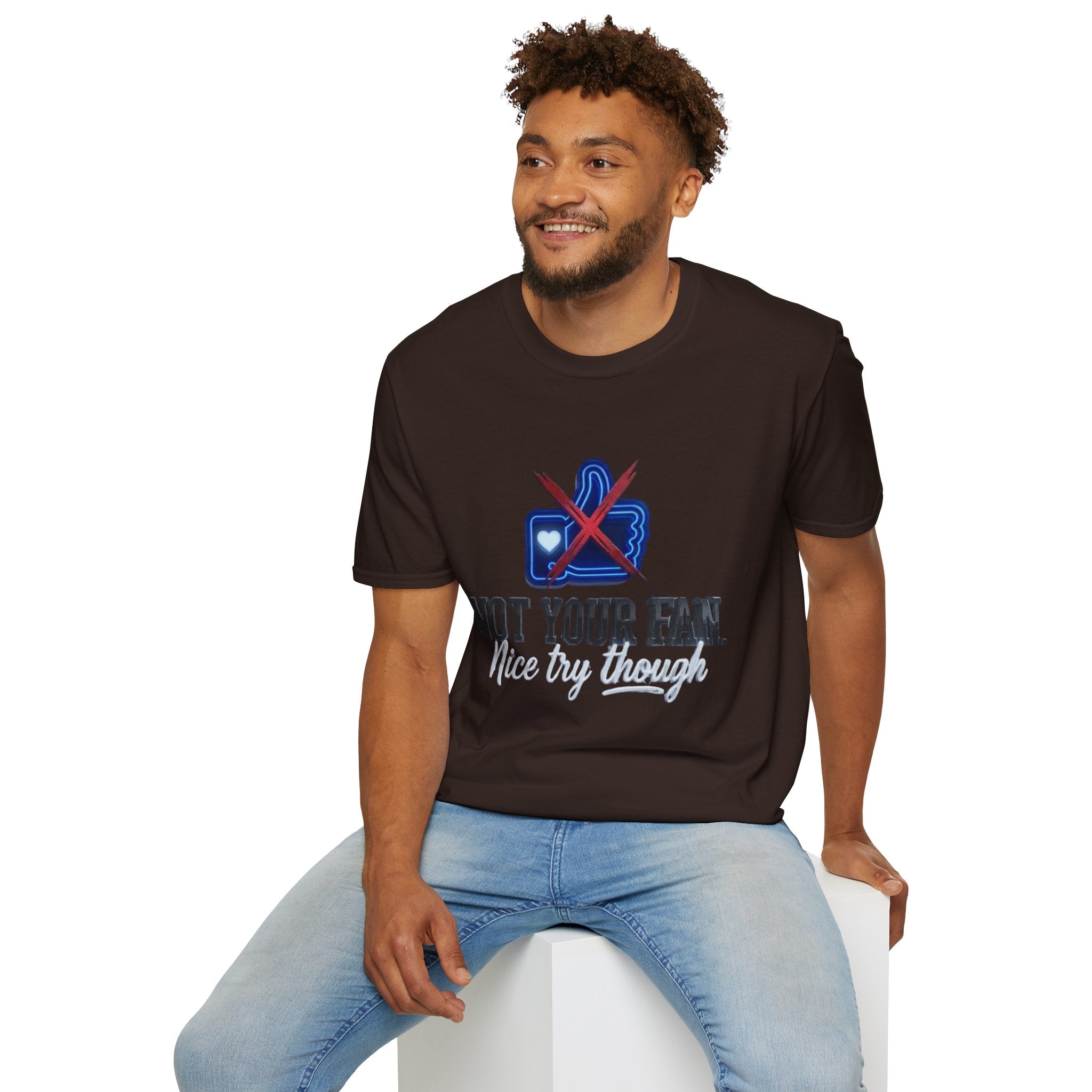 Not Your Fan T-Shirt | Anti-Social Thumbs Down Graphic Tee