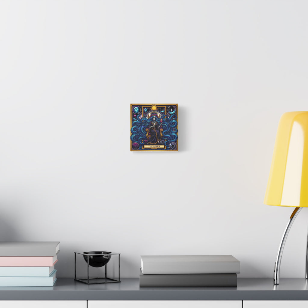 Tarot Queen Matte Canvas Print