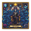 Tarot Queen Matte Canvas Print