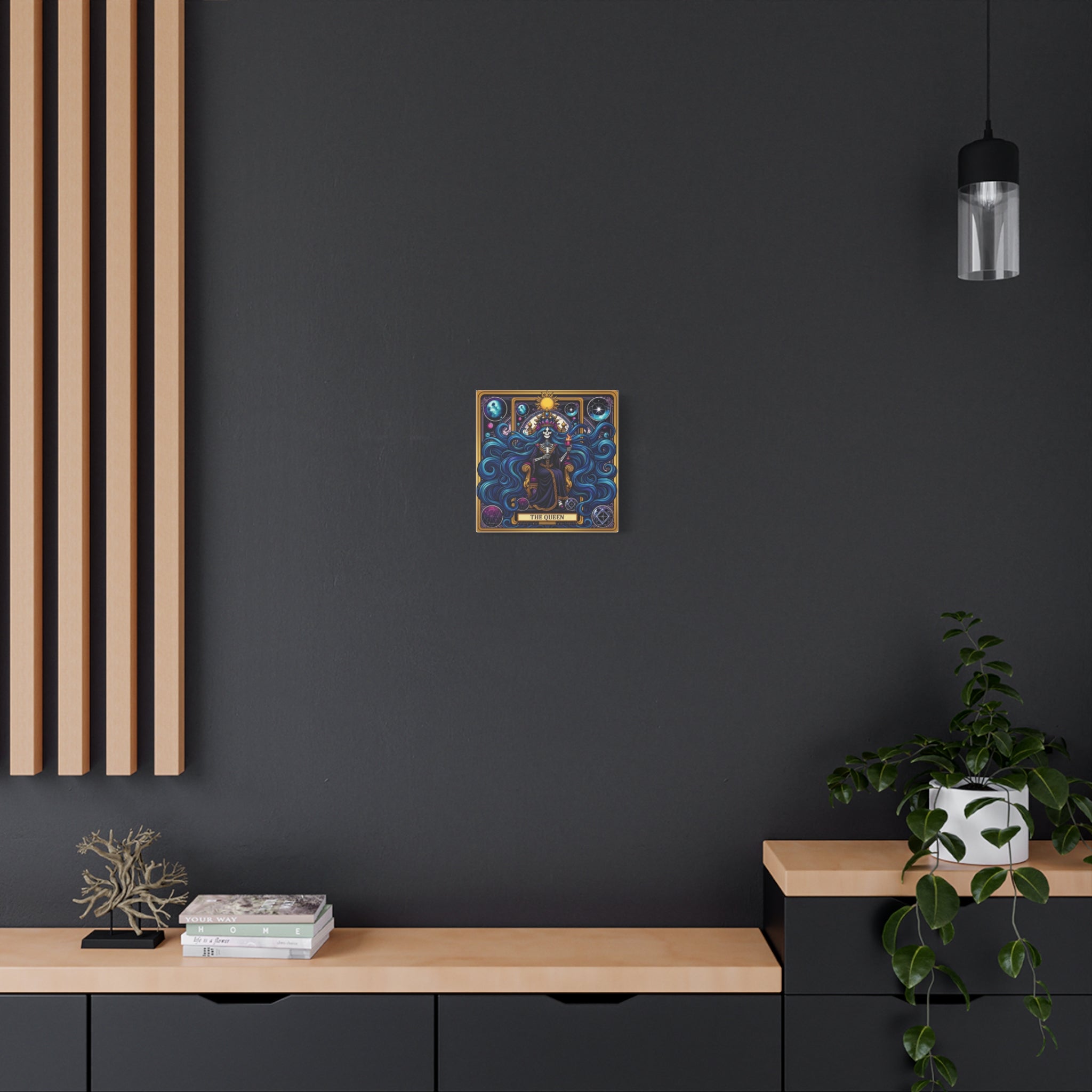 Tarot Queen Matte Canvas Print