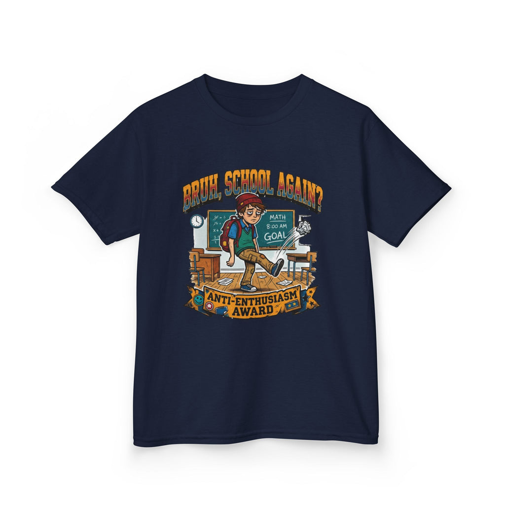 Kids Back to School 'Anti-Enthusiastic' T-Shirt — Sarcastic School Tee