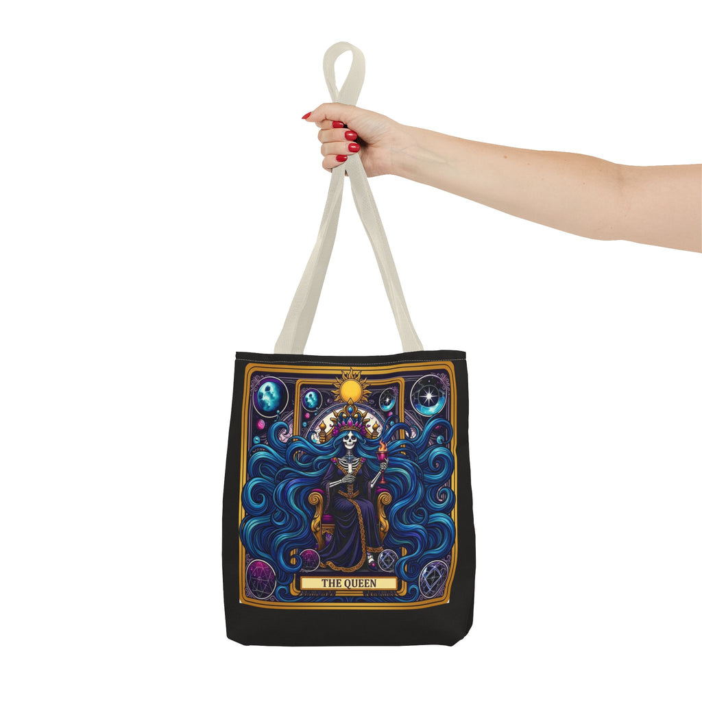 Tarot "The Queen" Tote Bag — Mystic Oracle Tarot Card Design
