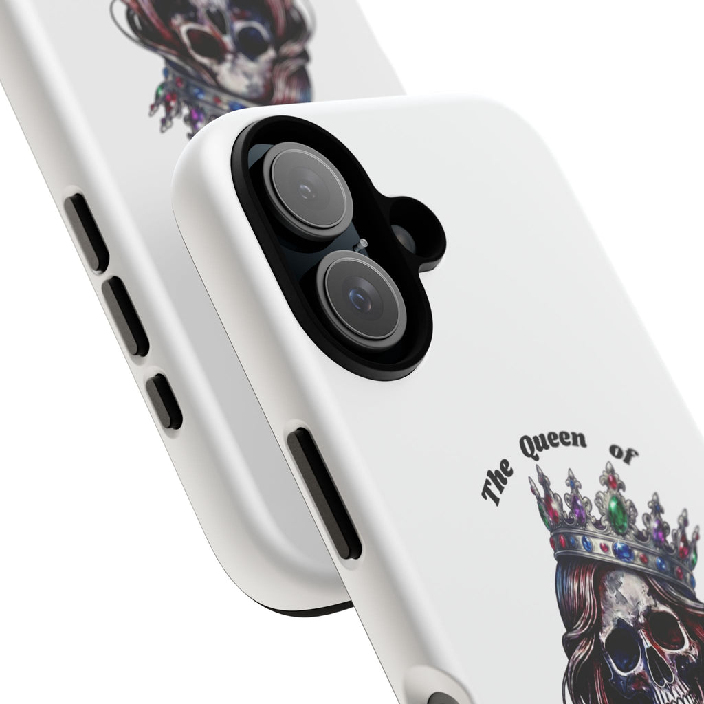 Skull Crown Phone Case — "The Queen of Effing Everything" Protective iPhone Cover