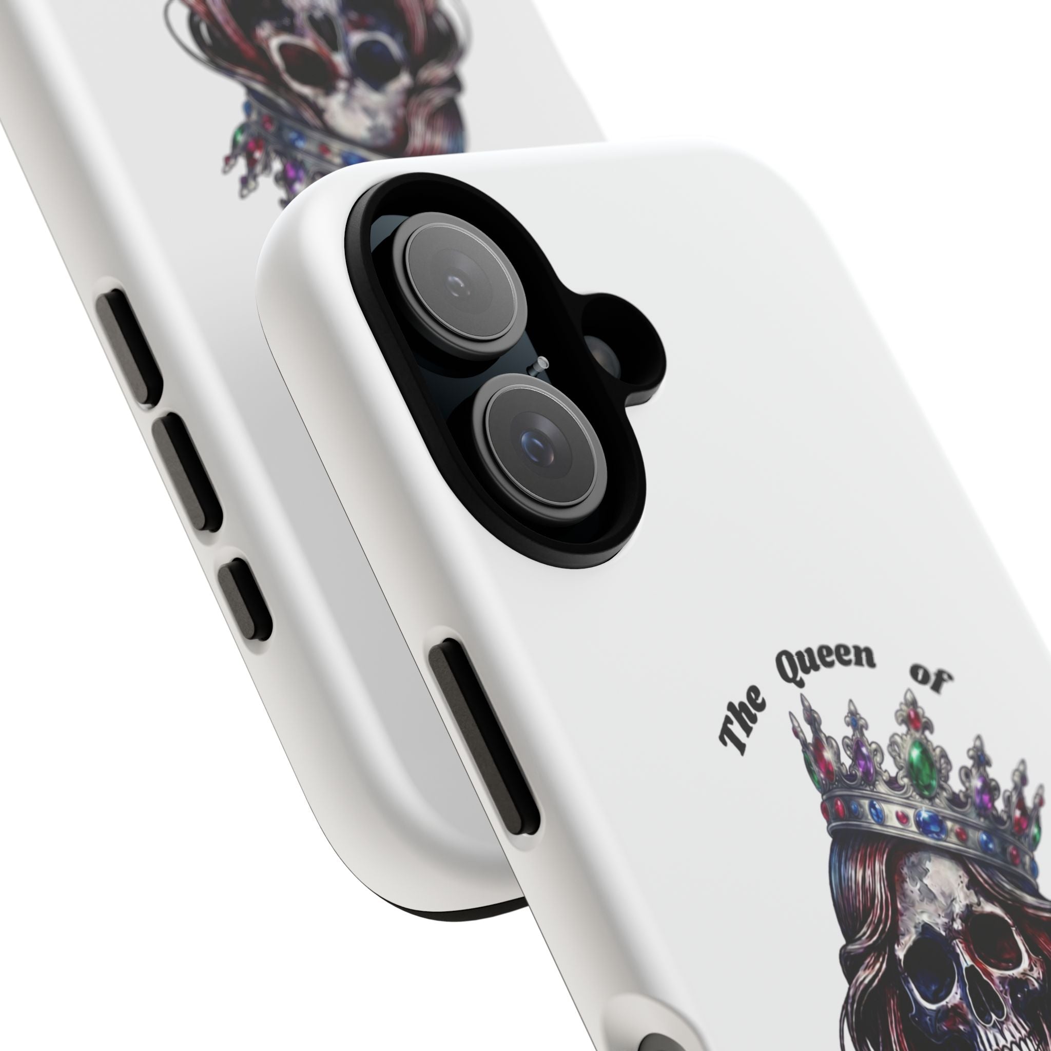Skull Crown Phone Case — "The Queen of Effing Everything" Protective iPhone Cover