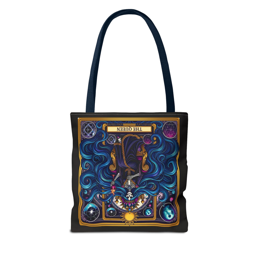 Tarot "The Queen" Tote Bag — Mystic Oracle Tarot Card Design