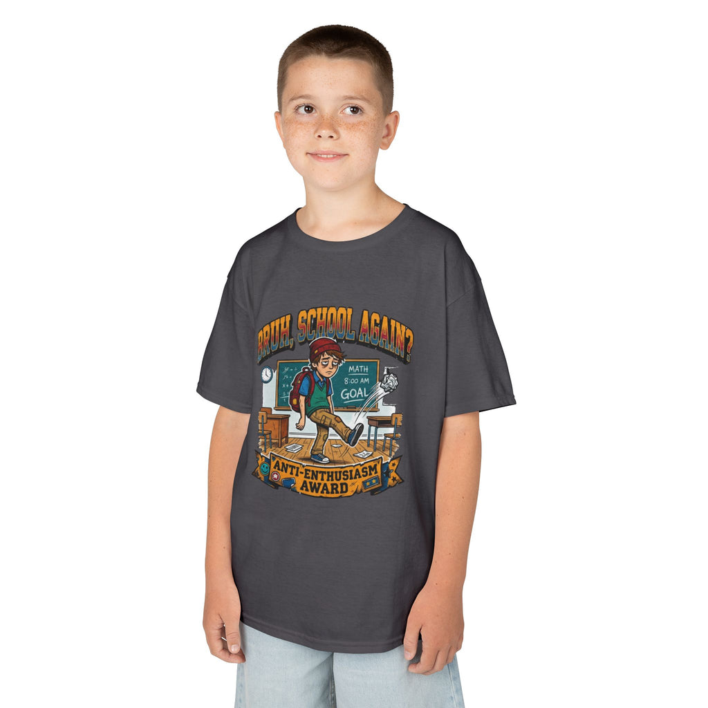 Kids Back to School 'Anti-Enthusiastic' T-Shirt — Sarcastic School Tee