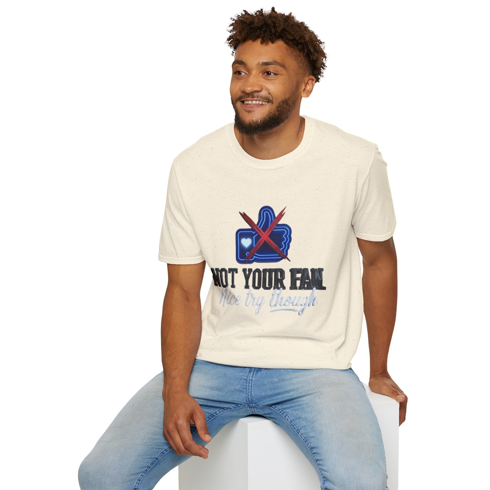 Not Your Fan T-Shirt | Anti-Social Thumbs Down Graphic Tee