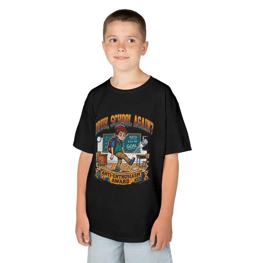 Kids Back to School 'Anti-Enthusiastic' T-Shirt — Sarcastic School Tee