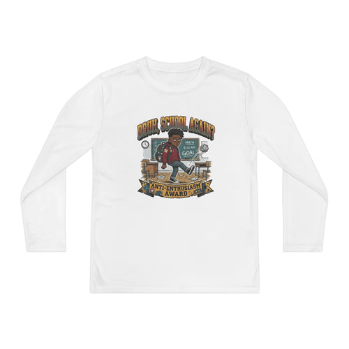 Already Over It. — Kids Long Sleeve Graphic Tee Character 2