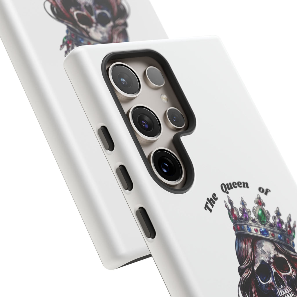 Skull Crown Phone Case — "The Queen of Effing Everything" Protective iPhone Cover