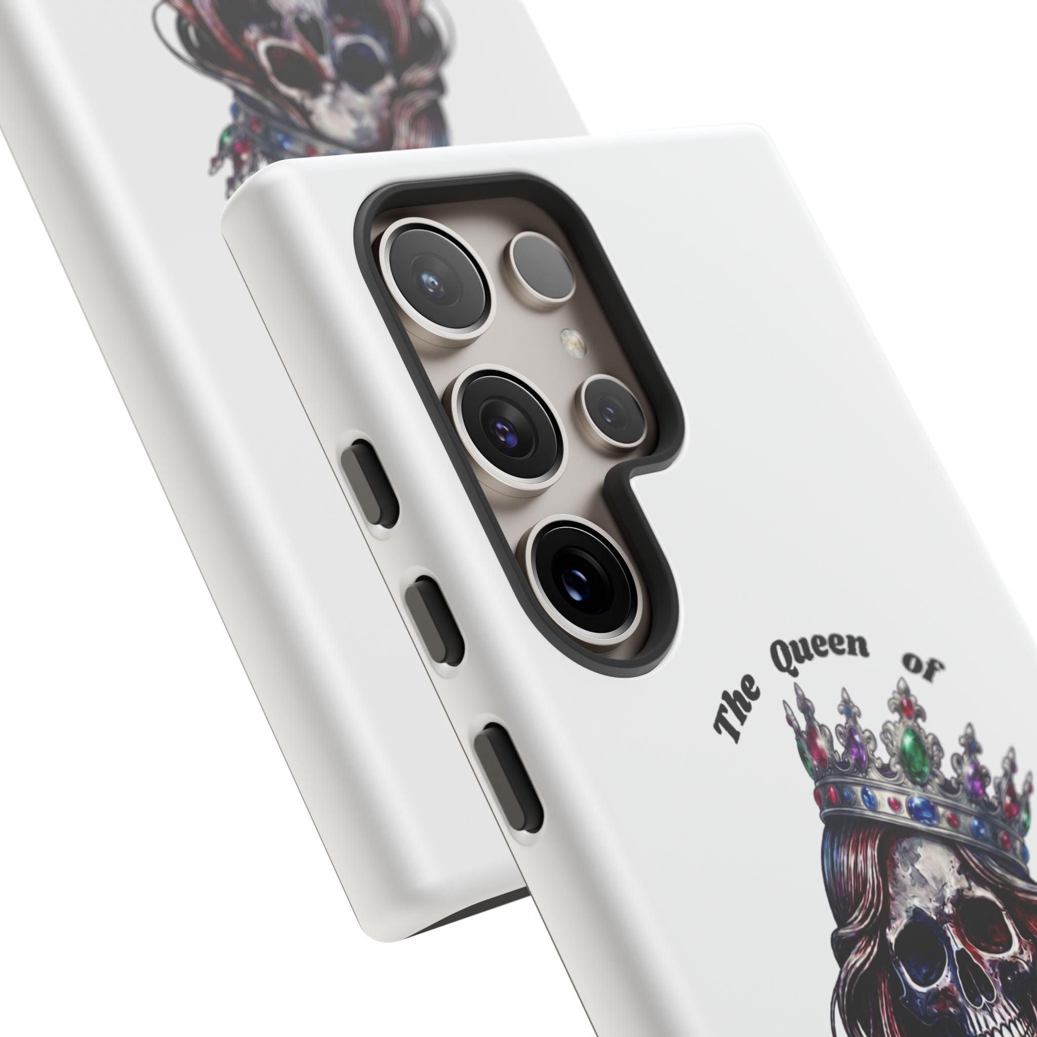 Skull Crown Phone Case — "The Queen of Effing Everything" Protective iPhone Cover