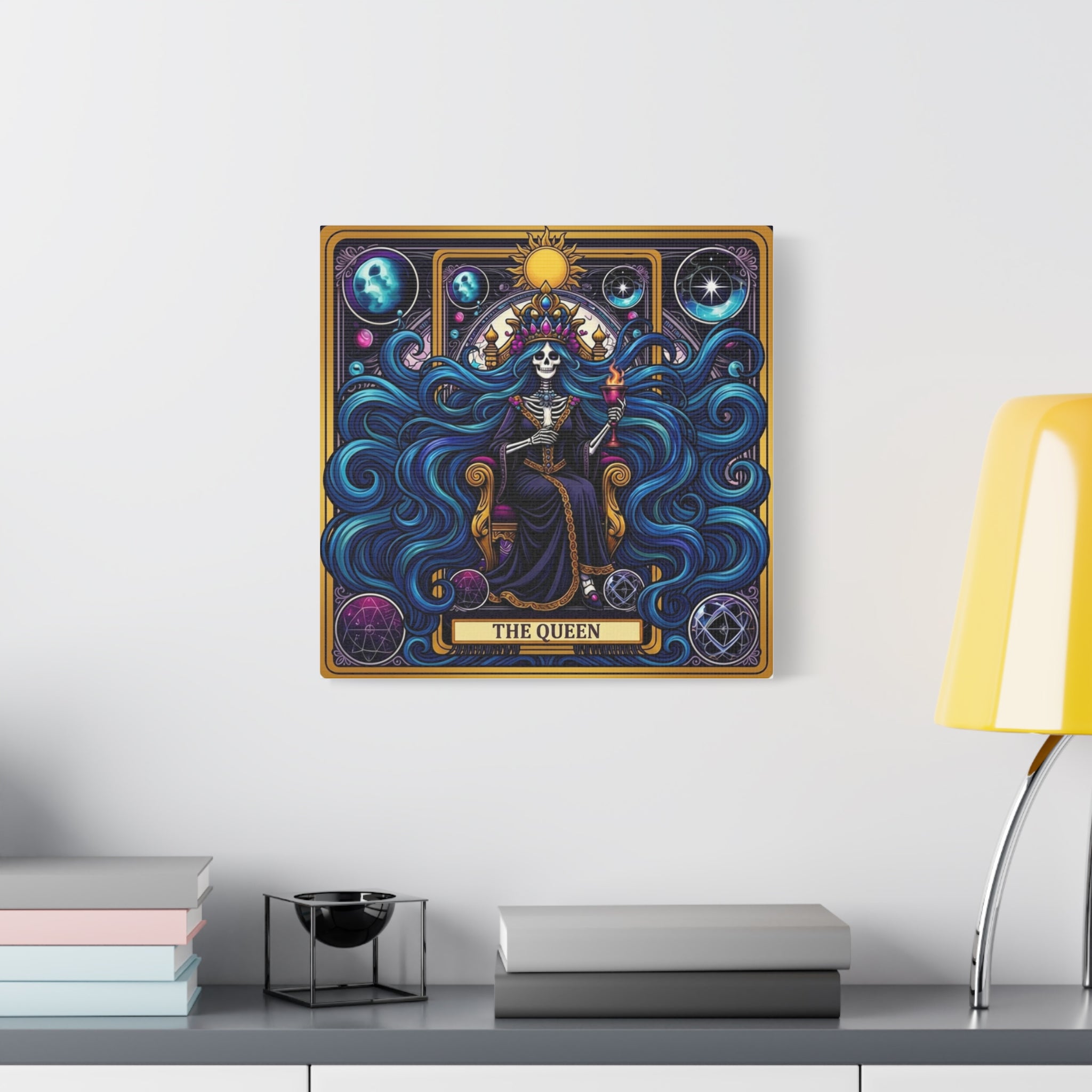 Tarot Queen Matte Canvas Print