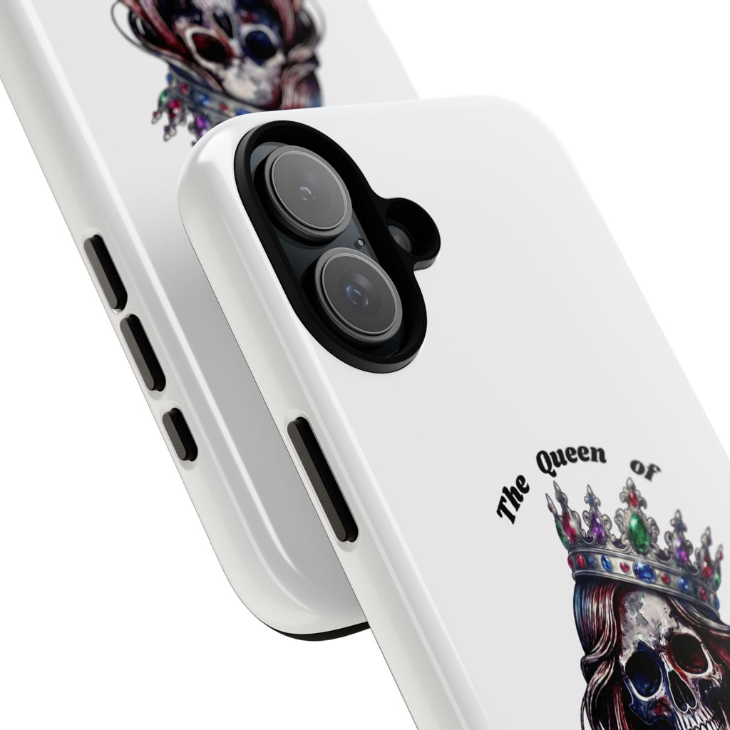 Skull Crown Phone Case — "The Queen of Effing Everything" Protective iPhone Cover