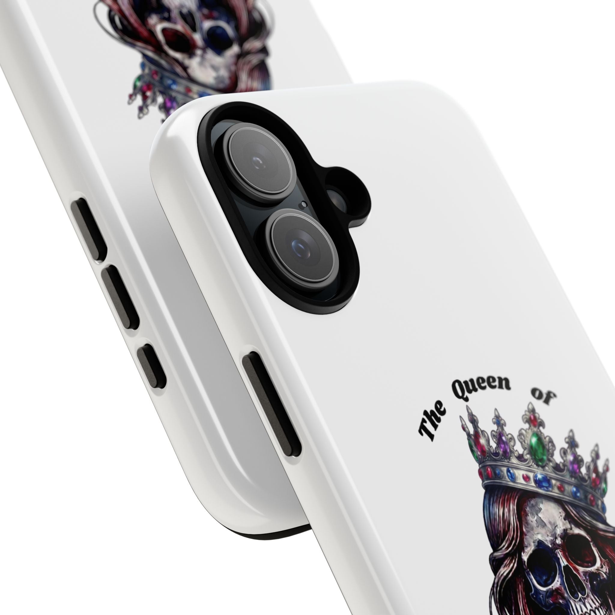 Skull Crown Phone Case — "The Queen of Effing Everything" Protective iPhone Cover