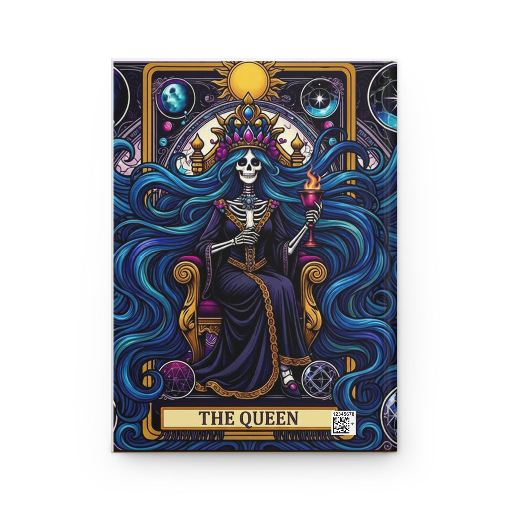 Tarot Queen Journal — Skeleton Queen Hardcover Notebook