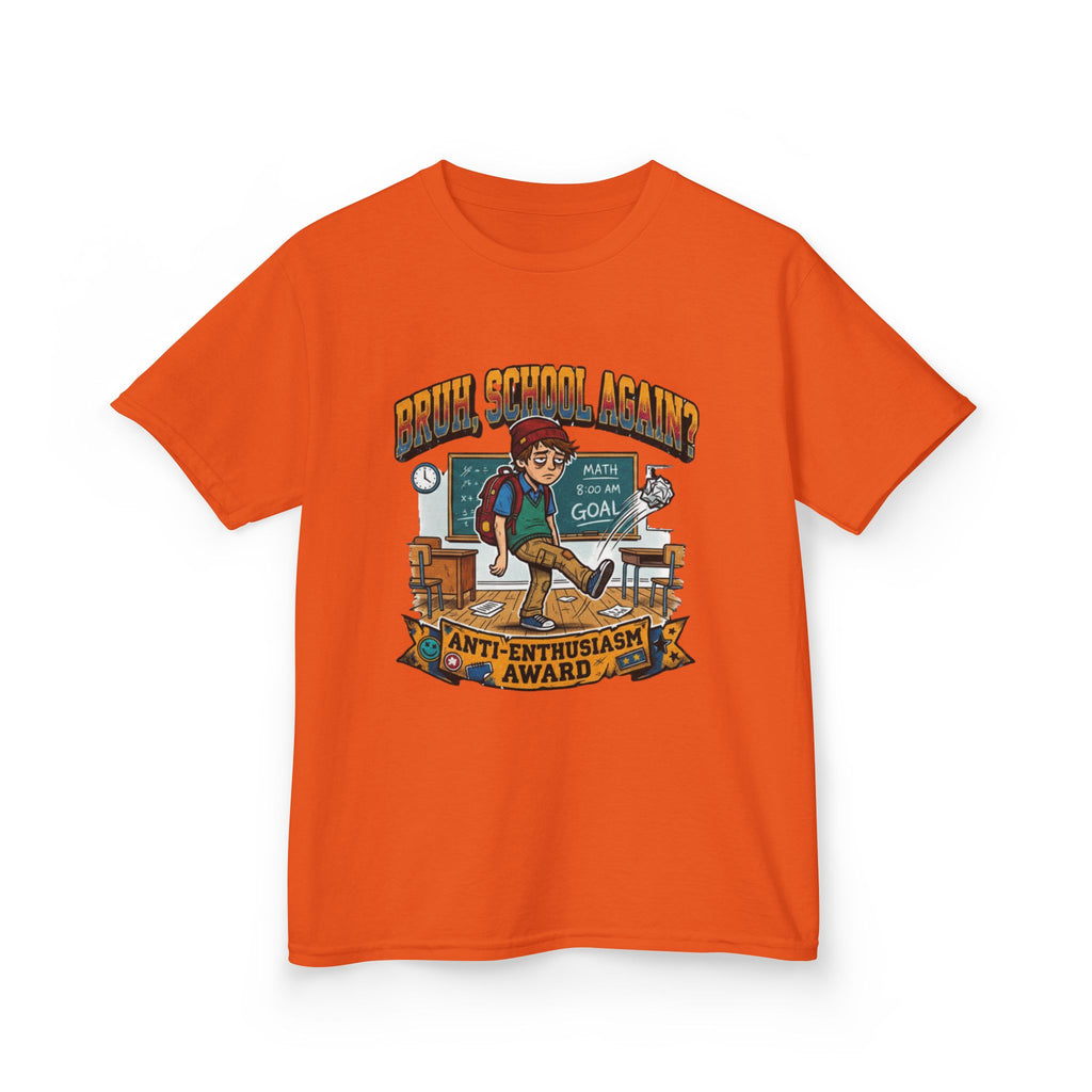 Kids Back to School 'Anti-Enthusiastic' T-Shirt — Sarcastic School Tee